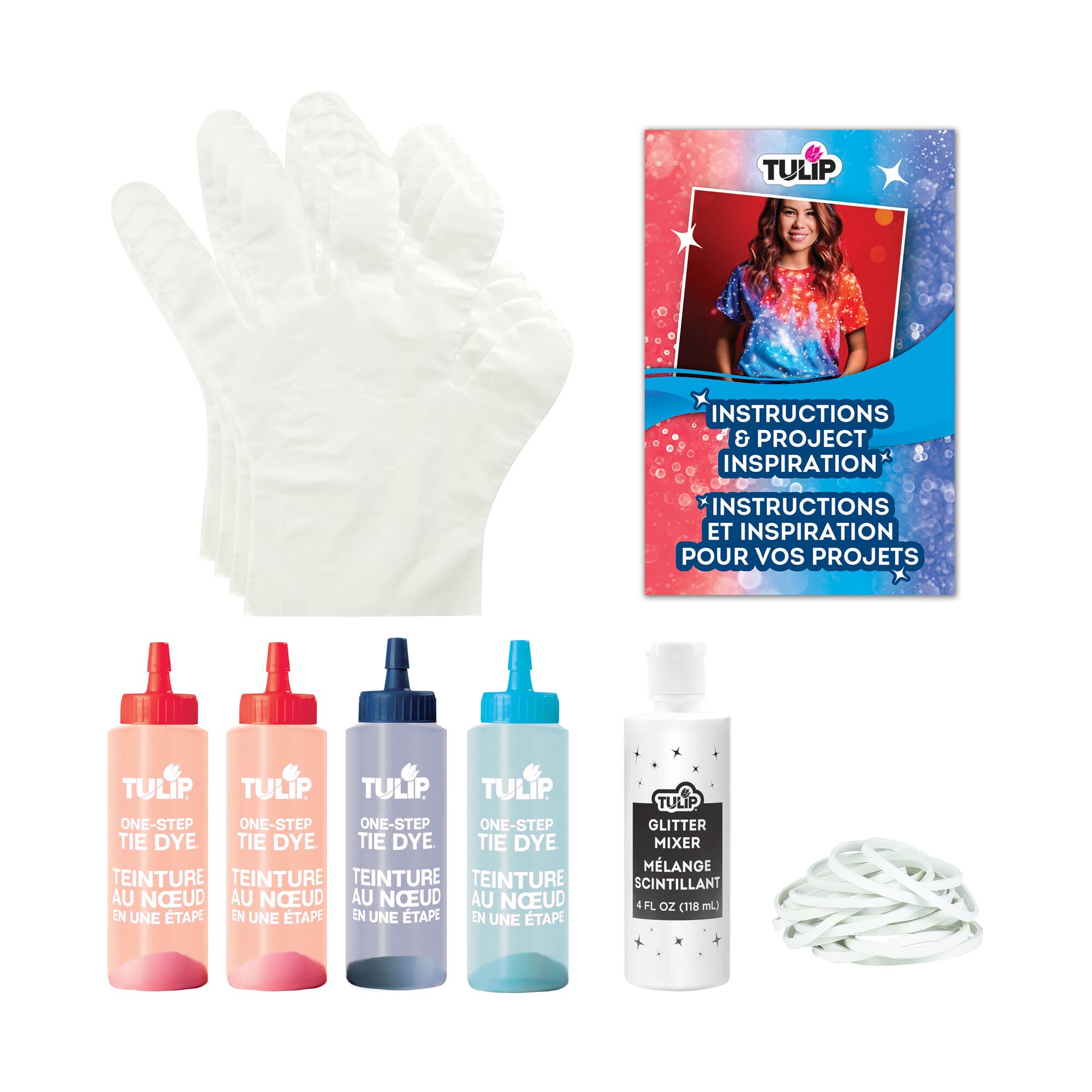 Tulip® Fireworks Festival Tie-Dye Glitter Mixer Kit
